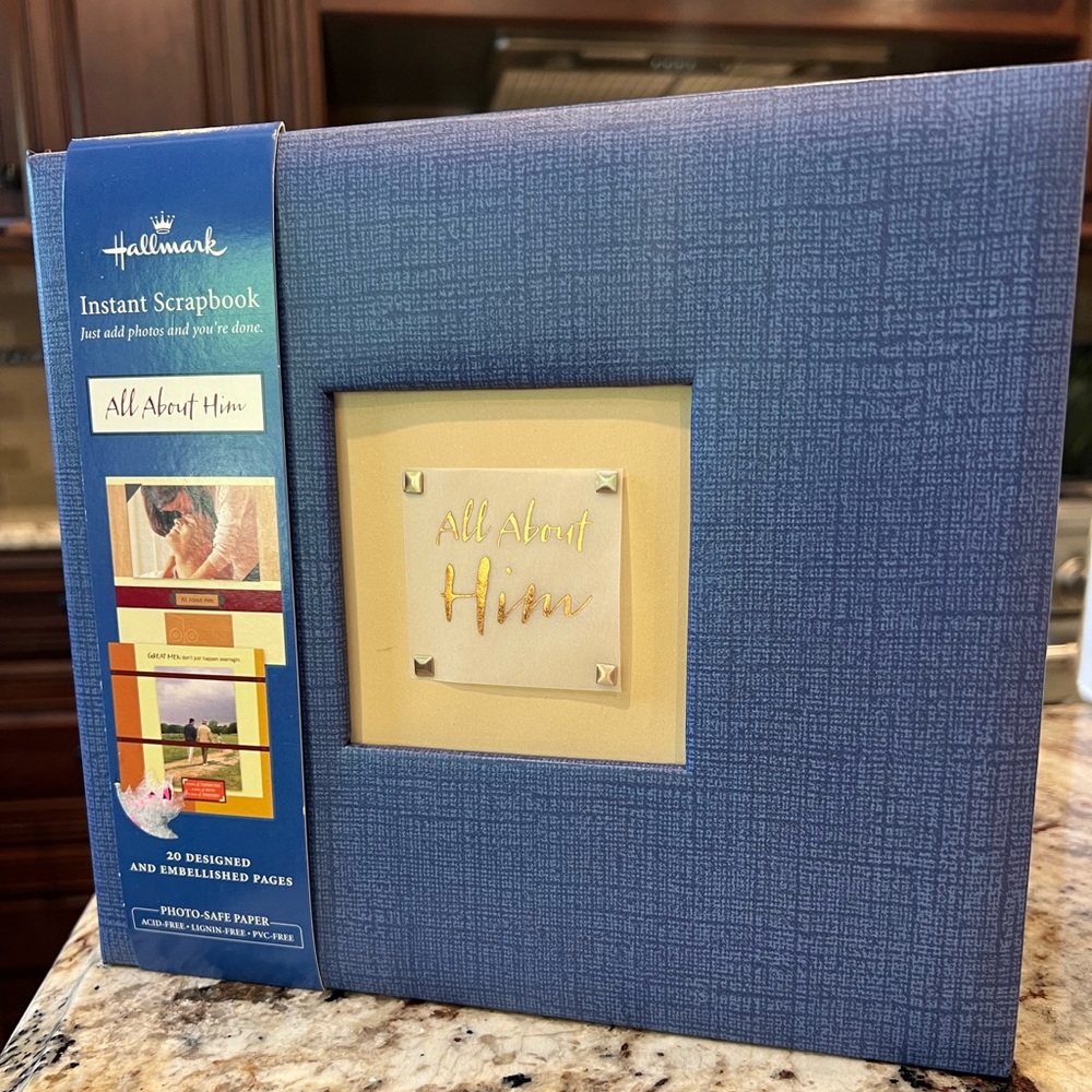 New Hallmark All About Him Photo Album